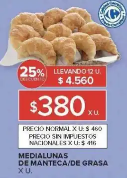 Carrefour Medialunas de manteca/de grasa oferta