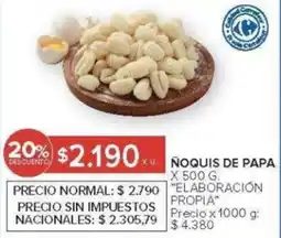 Carrefour Elaboración propia ñoquis de papa oferta