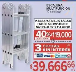 Carrefour Carrefour escalera multifunción oferta