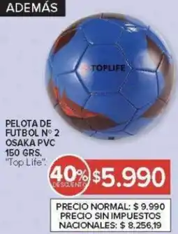 Carrefour Pelota de futbol n° 2 osaka pvc oferta