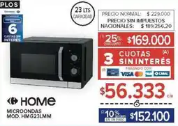 Carrefour Home microondas oferta