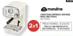 Carrefour Mandine cafetera express vintage oferta