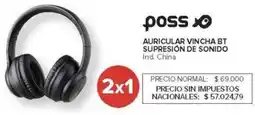 Carrefour Poss auricular vincha bt supresión de sonido oferta