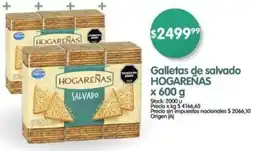 Supermercados Buenos Días Hogareñas galletas de salvado oferta