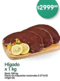 Supermercados Buenos Días Hígado oferta
