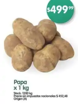 Supermercados Buenos Días Papa oferta