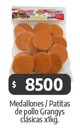 Autoservicio Capo Grangys medallones / patitas de pollo oferta