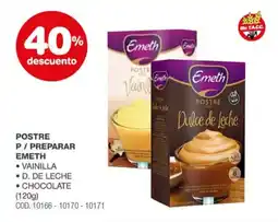 Atomo Conviene Emeth postre p/ preparar oferta