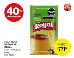 Atomo Conviene Royal flan para preparar oferta