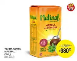 Atomo Conviene Matinal yerba mate oferta