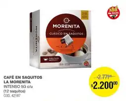 Atomo Conviene La Morenita café en saquitos oferta