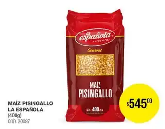 Atomo Conviene La Española maíz pisingallo oferta