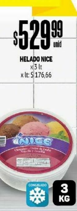 Makro Helado nice oferta