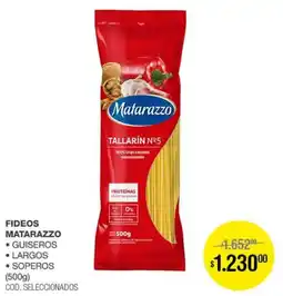 Atomo Conviene Matarazzo fideos oferta