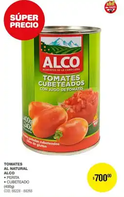 Atomo Conviene Alco tomates al natural oferta