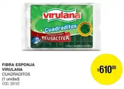 Atomo Conviene Virulana esponja cuadraditos oferta
