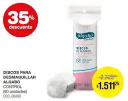 Atomo Conviene Algabo control discos para desmaquillar oferta