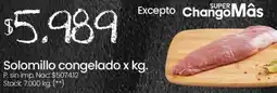 Changomas Solomillo congelado oferta