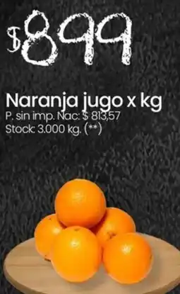 Changomas Naranja jugo oferta