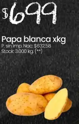 Changomas Papa blanca oferta