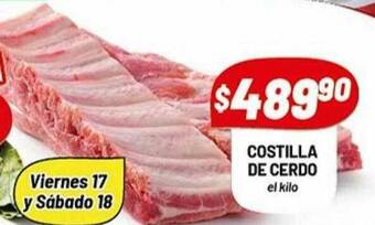 Almacor Costilla De Cerdo oferta