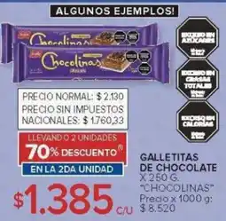 Carrefour Chocolinas galletitas de chocolate oferta