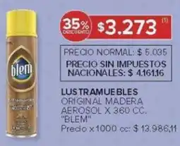 Carrefour Blem lustramuebles original madera aerosol oferta