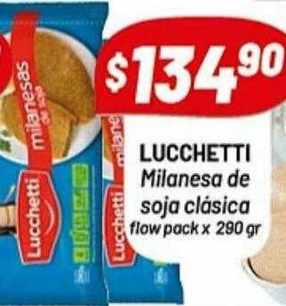 Almacor Lucchetti Milanesa De Soja Clásica oferta