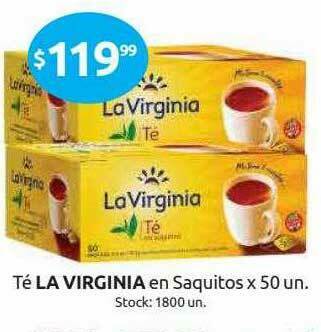 Cordiez Té La Virginia En Saquitos oferta