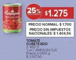 Carrefour La campagnola tomate cubeteado oferta