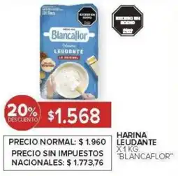 Carrefour Blancaflor harina leudante oferta
