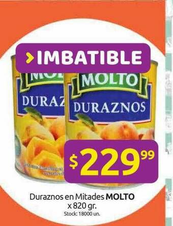 Cordiez Duraznos En Mitades Molto oferta