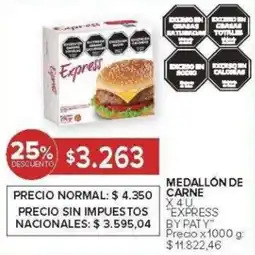 Carrefour Express by paty medallón de carne oferta
