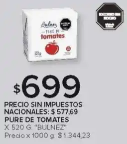 Carrefour Bulnez pure de tomates oferta