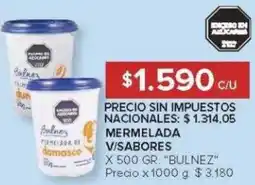 Carrefour Bulnez mermelada v/sabores oferta