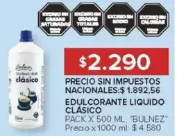 Carrefour Bulnez edulcorante liquido clásico oferta