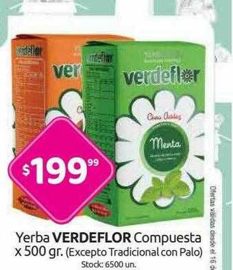 Cordiez Yerba Verdeflor Compuesta oferta