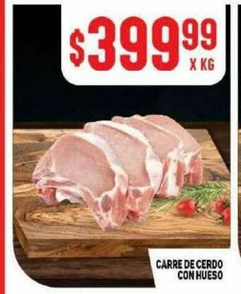 Makro Carre De Cerdo Con Hueso oferta