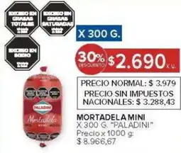Carrefour Paladini mortadelamini oferta