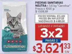 Carrefour Carrefour piedras sanitarias neutra oferta