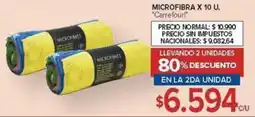 Carrefour Carrefourl microfibra oferta