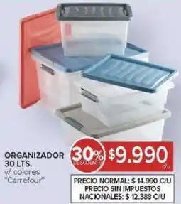 Carrefour Carrefour organizador oferta