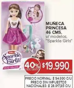 Carrefour Sparkle girls muñeca princesa oferta