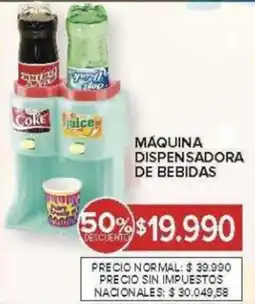 Carrefour Máquina dispensadora de bebidas oferta