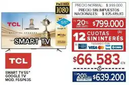 Carrefour Tcl smart tv 55" oferta