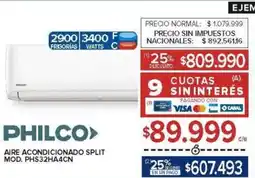 Carrefour Philco aire acondicionado split oferta