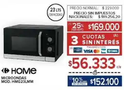Carrefour Home microondas oferta