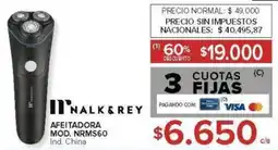 Carrefour Nalk & rey afeitadora oferta
