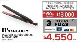 Carrefour Nalk & rey plancha de pelo digital oferta