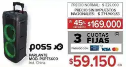 Carrefour Poss parlante oferta